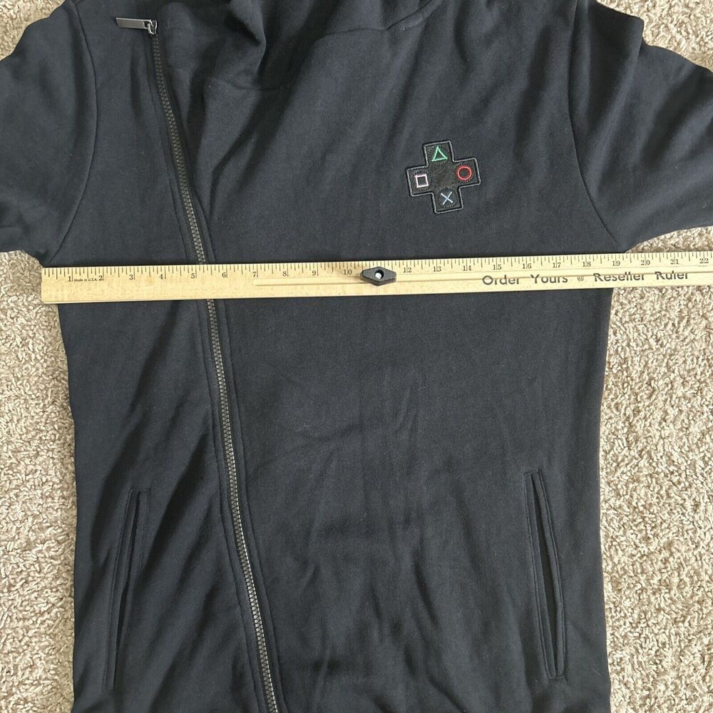 PlayStation Jacket Women's Large Black Symbols Fizz Ladies Angl Rare 2015 - Picture 12 of 15